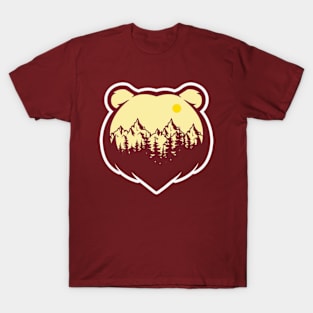 Cute Bear Illustration T-Shirt